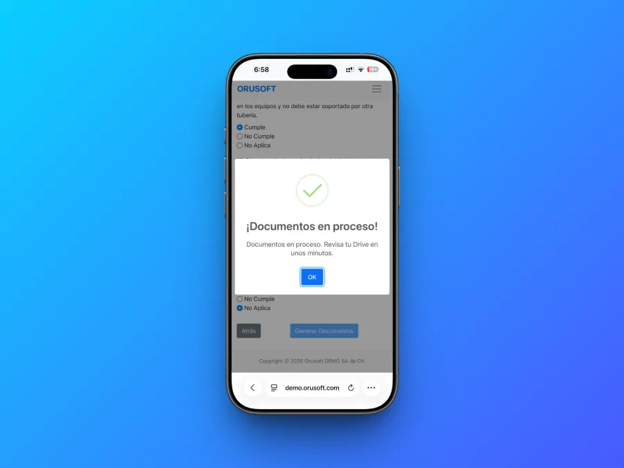 Generación automática de documentos en AUTONOM